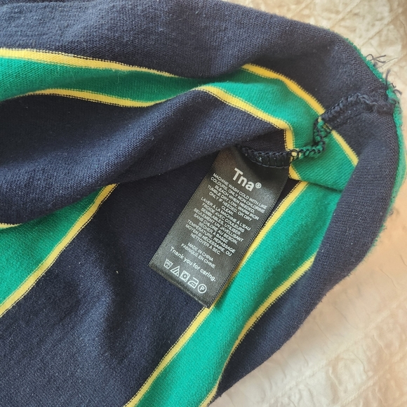 Aritzia TNA striped longsleeve size small - Picture 6 of 6